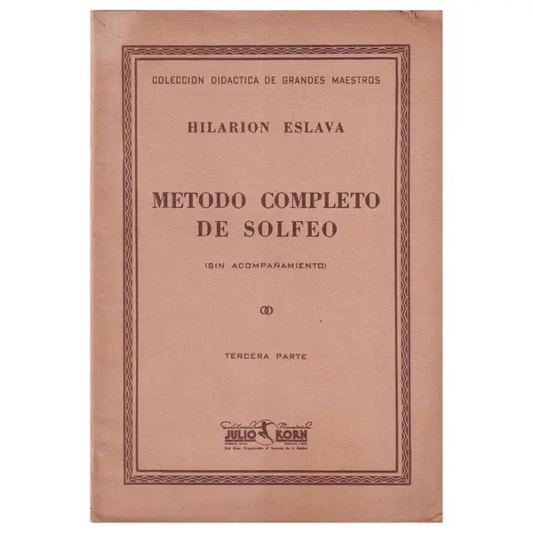Metodo Completo de solfeo - vol. 3