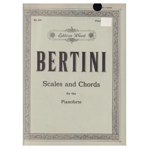 Scales and Chords for the pianoforte