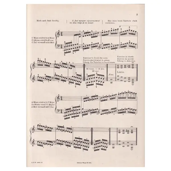 Scales and Chords for the pianoforte