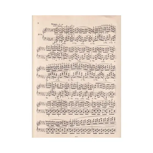 Study in D Flat - Op.25 No.8