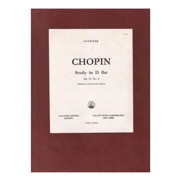 Study in D Flat - Op.25 No.8