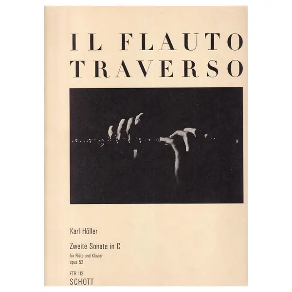 Zweite Sonate In C Fur Flote und klavier - Op.53