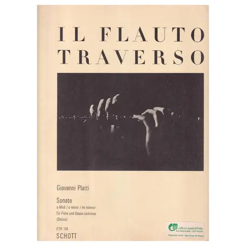 Sonate E Moll Fur Flote  em mi menor op.III n. 3