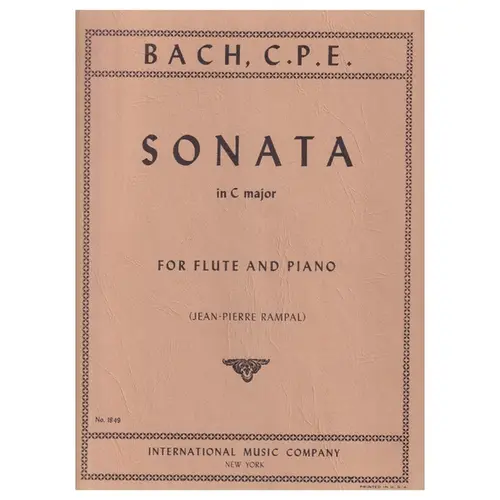 Sonata In C Major for flute and piano