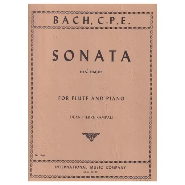 Sonata In C Major for flute and piano
