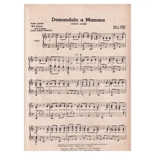 Domandalo a Mamma - Canzone Alegre