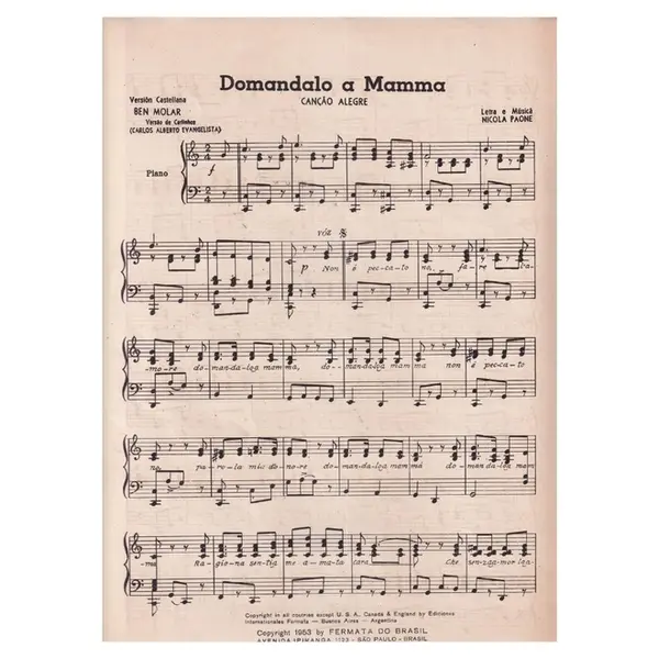 Domandalo a Mamma - Canzone Alegre