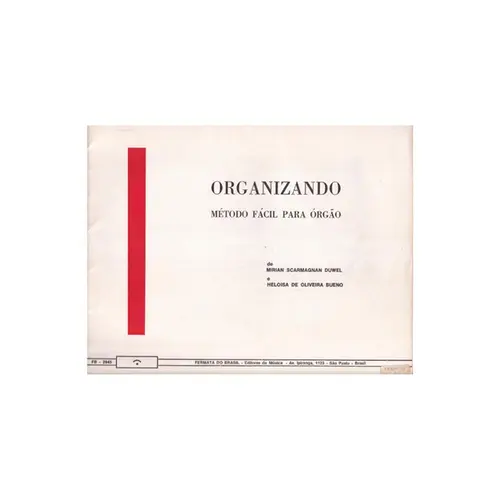 Organizando - Método Fácil Para Órgão