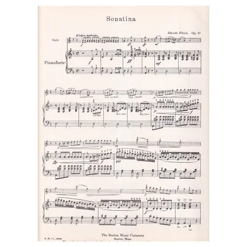 Sonatina para violino e piano op 27