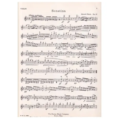 Sonatina para violino e piano op 27
