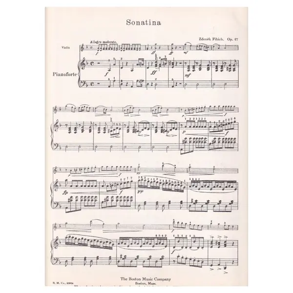 Sonatina para violino e piano op 27