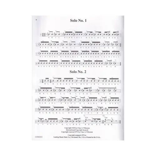 The All American Drummer 150 Rudimental Solos