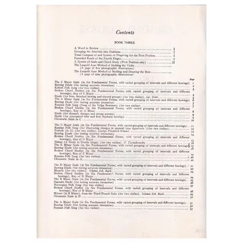 Graded Course of Violin Playing - vol 3