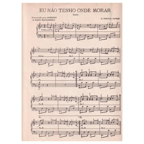 Eu Não Tenho Onde Morar - Samba