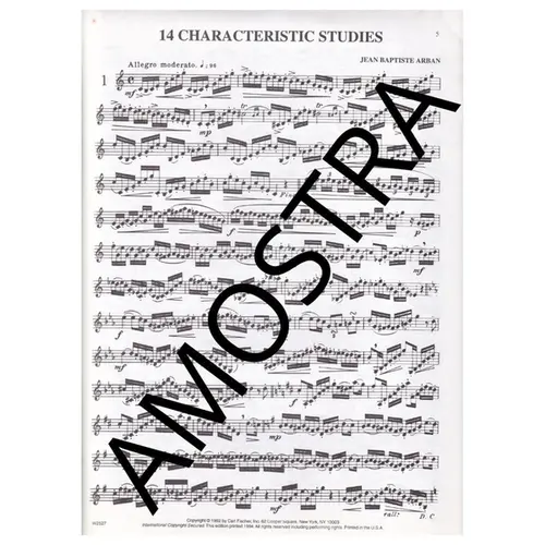 Fourteen Characteristic Studies for trumpet