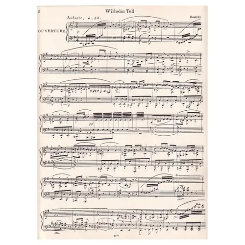 Wilhelm Tell ouverture - piano