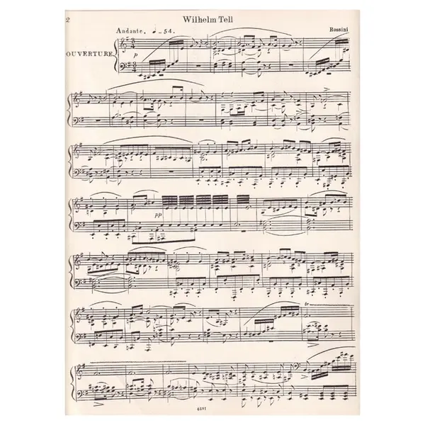Wilhelm Tell ouverture - piano