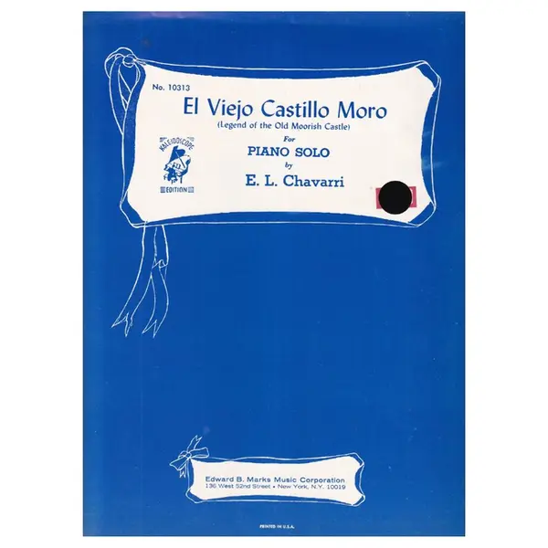 El Viejo Castillo Moro  for piano solo
