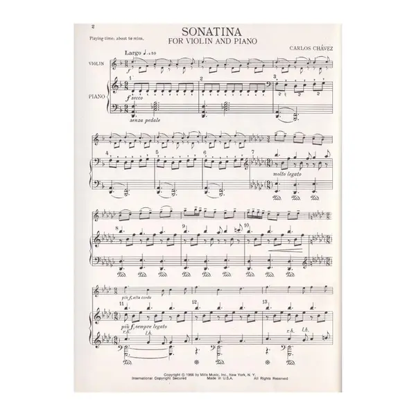 Sonatina for Violin and Piano