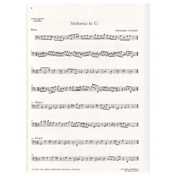 Zwei Sonaten fur Alt-Blockflote und bass continuo