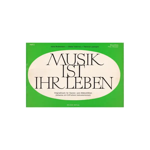 Musik ist ihr leben fur sopran und altblockfloten - vol. 2