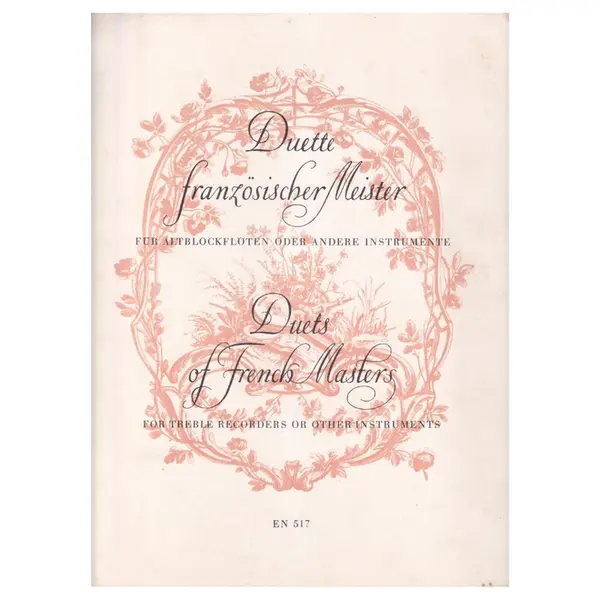 Duette franzosischer Meister fur altblockfloten