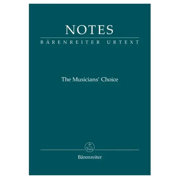 Bloco de notas - Notes - Barenreiter Urtext Smetana - verde escuro