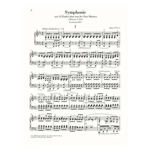Symphonie op. 39 no. 4–7
