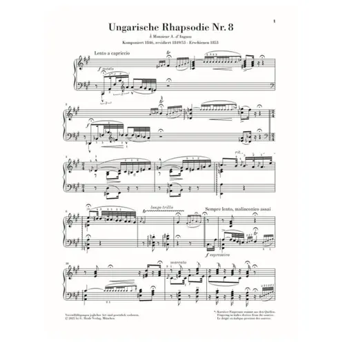 Hungarian Rhapsody no.8