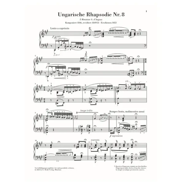Hungarian Rhapsody no.8