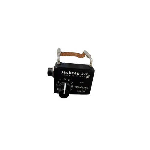 Captador Piezo elétrico de contato Ric Cortez Jackcap 2 GP-J2Q com suporte de queixeira