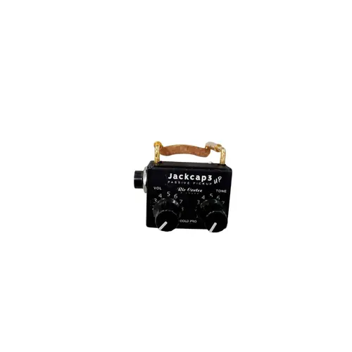 Captador Piezo elétrico de contato Ric Cortez Jackcap 3 UP GP-J3Q com suporte de queixeira