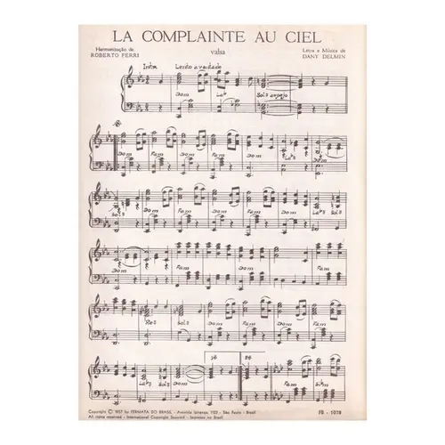 La Complainte Au Ciel - Valsa