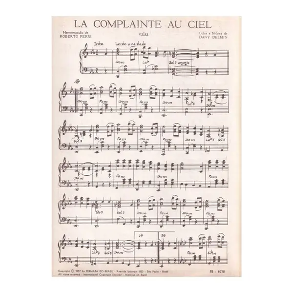 La Complainte Au Ciel - Valsa