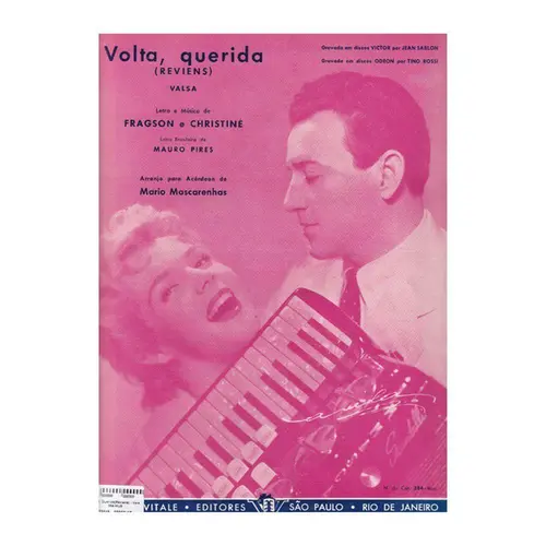 Volta, Querida(Réviens) - Valsa