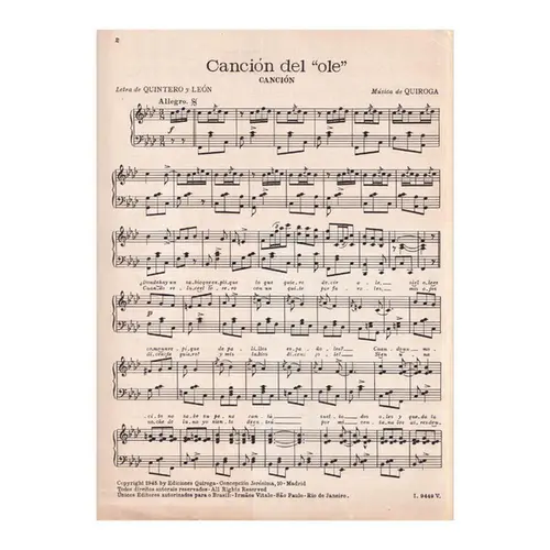 Cancion del ''Ole''