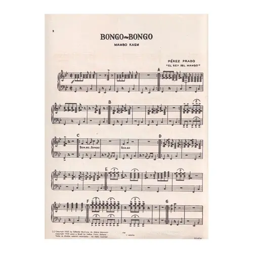 Bongo Bongo - Mambo