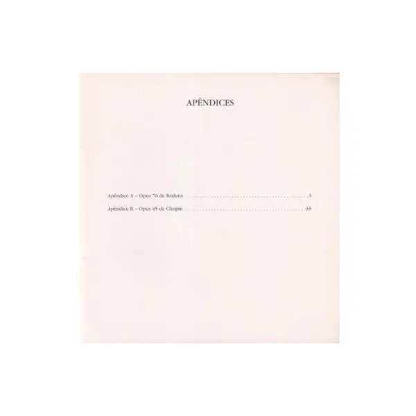 Opus 76 de Brahms / opus 45 de Chopin