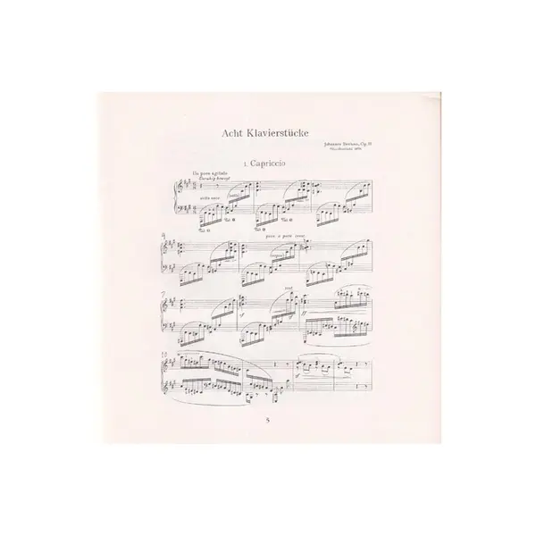 Opus 76 de Brahms / opus 45 de Chopin