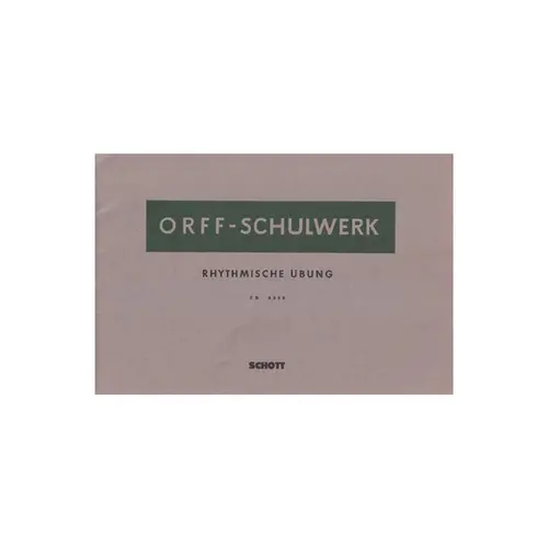 Rhythmische ubung - Orff-Schulwerk