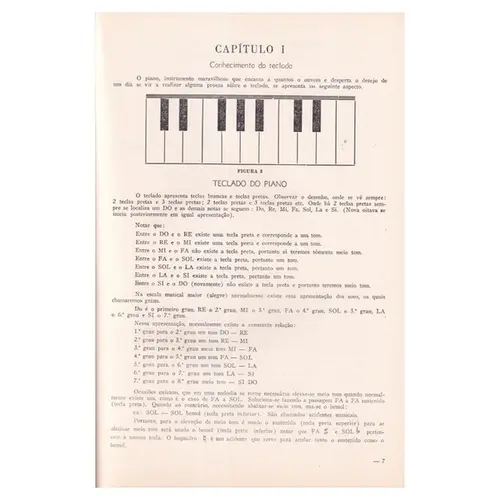 Piano, do arranjo a improvisção