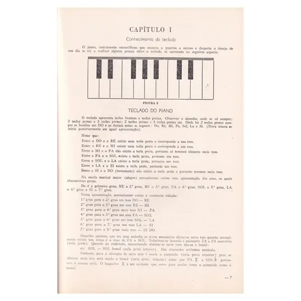 Piano, do arranjo a improvisção