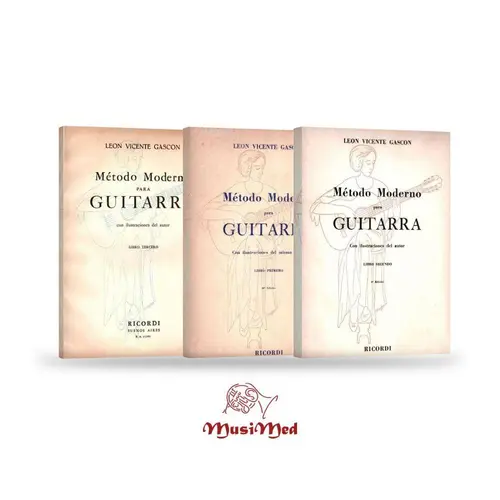 Kit Método Moderno para Guitarra - Vols.1,2 e 3