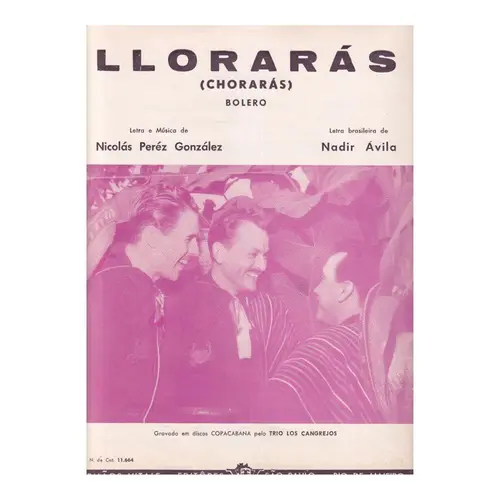 Llorarás(Chorarás) - Bolero