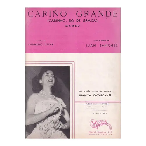 Carino Grande(Carinho,Só de Graça) - Mambo