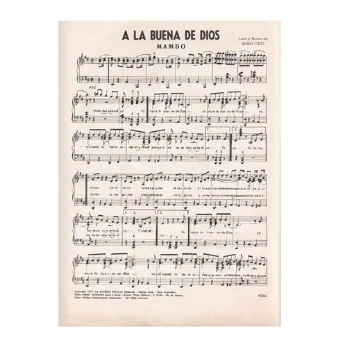 A La Buena de Dios - Mambo