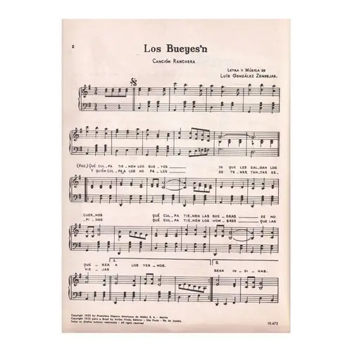 Los Bueyes'N - Canción Ranchera