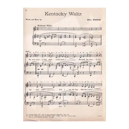 Kentucky Waltz - Valsa