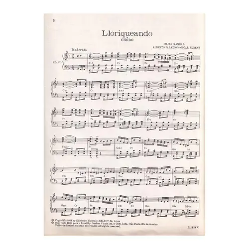 Lloriqueando - Choro
