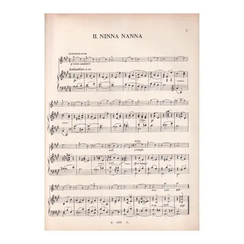 Piccola Suite per violino e pianoforte